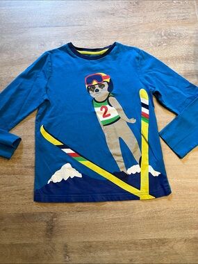 mini Boden boys 8/9 vinyl tee EUC